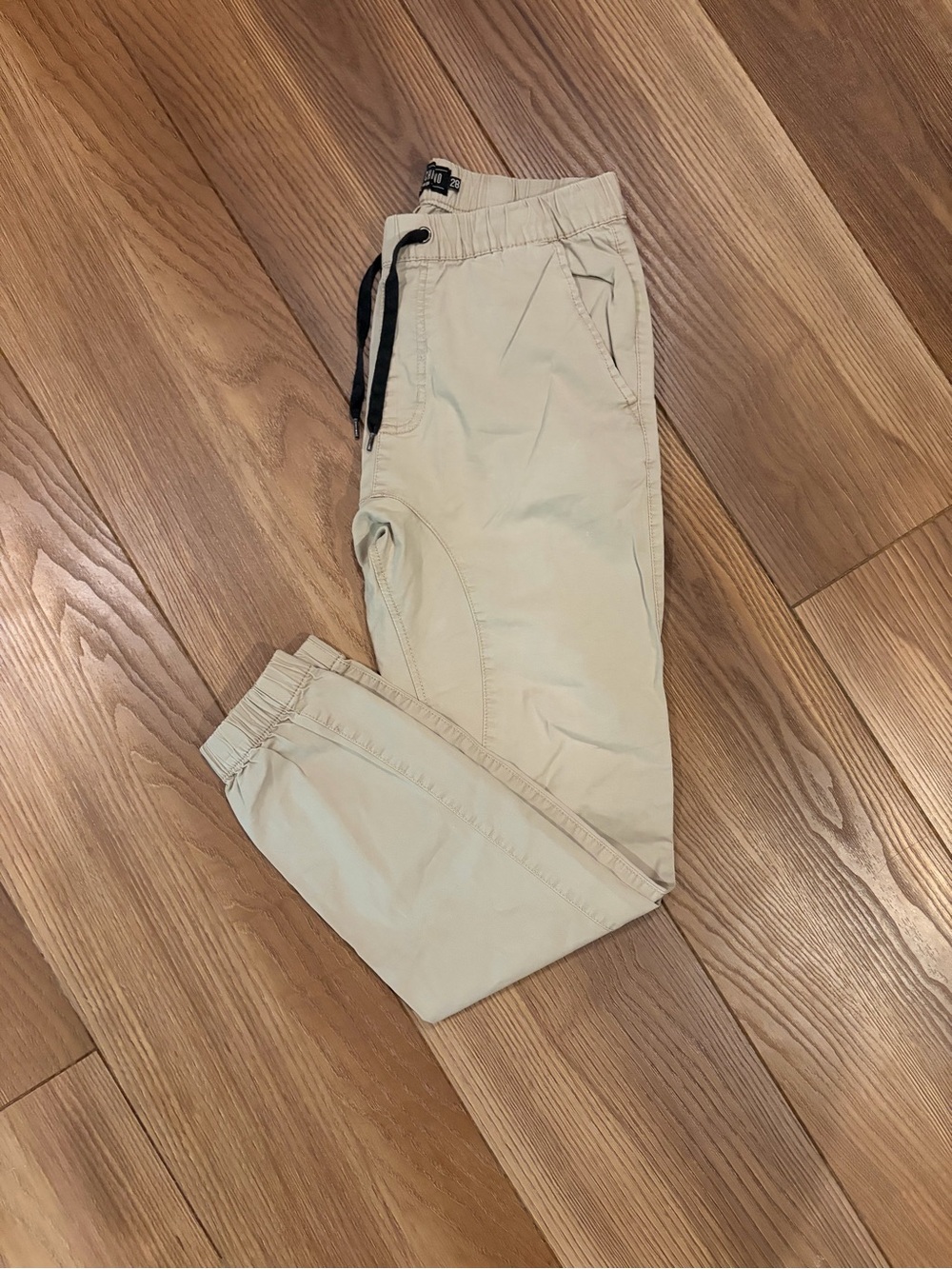 Cotton On- Men's Chino- Jogger Pants in Light Beige